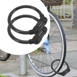2 Pcs Four- Password Lock Bike Riding Accessories Motorcycle Security - Picture 1 of 12