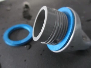 (2) - GASKETS FOR SIGG FUEL BOTTLES - HEAVY DUTY "BLUE" VITON! - Picture 1 of 3