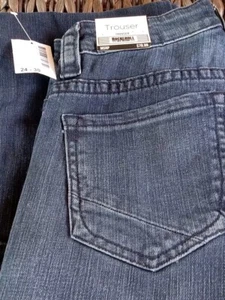 Rock & Roll Cowgirl Spellbound Low Rise Trouser Juniors 24-30 DK Wash New - Picture 1 of 12