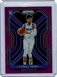 Tyrell Terry 2020-21 Panini Prizm Purple Prizm Rookie Card /99 Mavericks - Picture 1 of 1