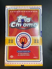 2022 Topps Chrome McDonald's All American Basketball Factory Sealed Hobby Box