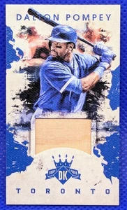 DALTON POMPEY 2016 Panini Diamond Kings MINI MATERIALS PRIME 7/25 #DKM-DY JAYS - Picture 1 of 2