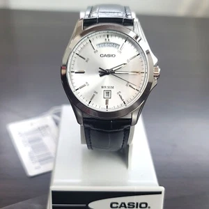 Reloj Hombre Casio Analógico Correa Cuero Cuarzo Original Nuevo MTP-1370L-7AVDF - Imagen 1 de 13