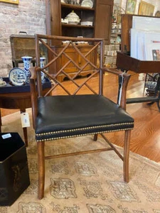 Vintage Faux Bamboo Arm Chair - Picture 1 of 1