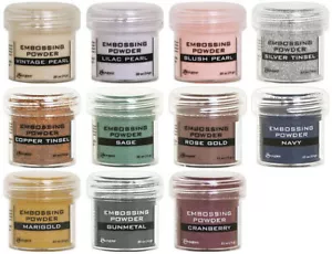 RANGER Embossing Powder 34 ml Jar - Acid Free & Non Toxic - over 30 colours to c - Foto 1 di 70