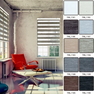 Window Blinds 100% Blackout TERRA Combi Roller Sheer Shade Anti UV Custom Order - Picture 1 of 10
