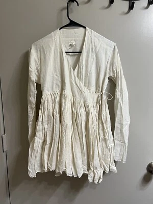 Dosa Cotton Wrap Cream Top Sz 1 (item 001) - Image 1 of 4