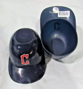 Mini casco de bateo MLB Cleveland Guardians helado bocadillos cuencos individuales - Imagen 1 de 4