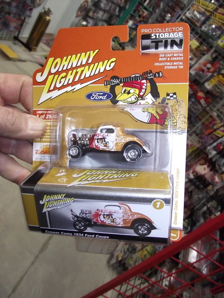 Johnny lightning 1/64 1934 ford crower cams W/ tin NIB - Image 1 of 1