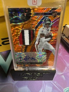 2021 Panini Select Kyle Pitts Orange Pulsar RPA /25 - Picture 1 of 5