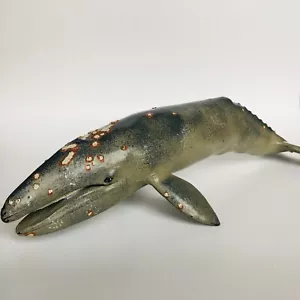 Statuina animale balena grigia Safari Ltd. Monterey Bay Sea Life collezione giocattolo - Foto 1 di 10
