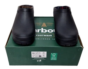 Zuecos BARBOUR para mujer Alexa Matil negros Wellie Festival sin cordones EU 38 UK 5 - Imagen 1 de 5