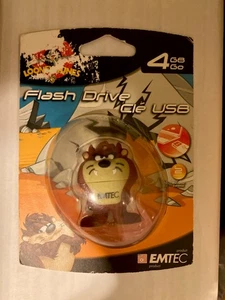 EMTEC Looney Tunes Tasmanian Devil USB 2.0 Flash Drive 4GB NEW - Picture 1 of 2