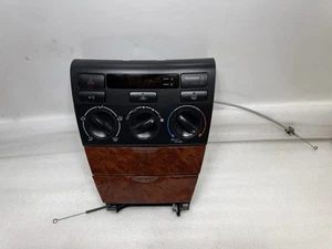 2003-2008 TOYOTA COROLLA CENTER RADIO A/C AND CLIMATE CONTROL BEZEL TRIM WOOD 🌟 - Picture 1 of 20