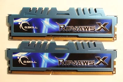 G.Skill, Ripjaws, blau, RAM 16GB, DDR3, Dual-Channel, 2x8GB, 1600Mhz - Bild 1 von 2