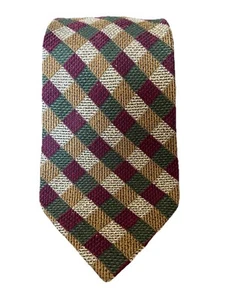 Zegna Silk Textured Cross Hatch Tie. Italy. Flawless. 3 3/4” X 59” - Picture 1 of 3