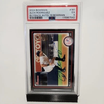 Bowman Alex Rodriguez 2024 recompra automática '10 Bowman #161/6 PSA 5 Foto 1 de 4