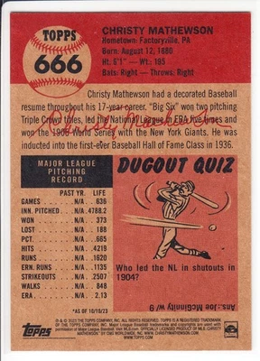 Topps  MLB Living Set Black Ink Bio SP PR/10 You Pick - Image 1 of 2