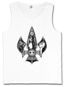 ODHIN III TANK TOP Raben Hugin und Munin Ravens Odin Thor Mjölnir Loki Midgard - Picture 1 of 2