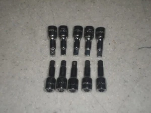 NEW Craftsman 10x 1/4" Drive 1 1/2" long Extension Bar Set TEN 43538 SHIPS FAST - Picture 1 of 1