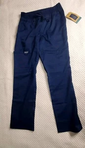 NWT Navy Modern Classic Cherokee Petite Uniform Pants (XS) - Picture 1 of 9