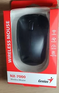 Genius Nx-7000 Wireless MOUSE Wifi USB Plug & Play #929A - Picture 1 of 2