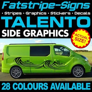 to fit FIAT TALENTO GRAPHICS STICKERS STRIPES DAY VAN CAMPER SWB LWB L1 L2 H1 H2 - Picture 1 of 2