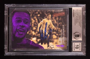 Memphis Depay Signed 2016-17 Panini Aficionado Artist's Proof Purple #98 RC #59/ - Picture 1 of 2