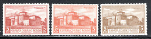 FM206 Spain 1930 3 Different Airmail La Rabida Monastery