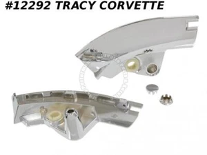 1977-1982 Corvette Windshield Chrome Corner Molding 375973 375974 Mouldings/Pair - Picture 1 of 1