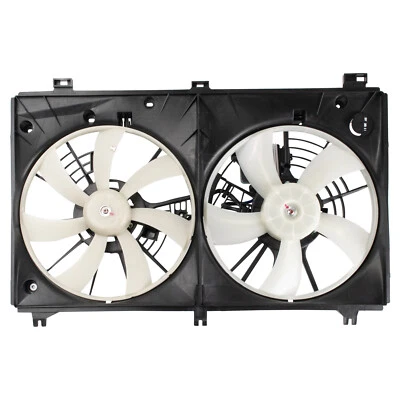Dual Radiator and Condenser Fan Assembly for Lexus GS300, RC300, GS350, RC350, - Image 1 of 4