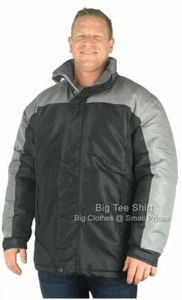 Abrigo impermeable Kam Bansenn negro grande para hombre 2XL 3XL 4XL 5XL 6XL 7XL 8XL - Imagen 1 de 2
