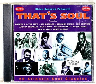 Various - That's Soul (20 Atlantic Soul Classics) (CD 1993) - Image 1 of 3