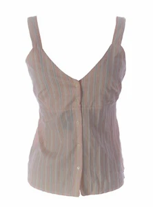Gant Damen gestreiftes Tanktop zum Binden Fresh Mandarine - Bild 1 von 2