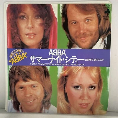 ABBA - Summer Night City - JAPAN VINYL 7" SINGLE - DSP-122 - Image 1 of 3