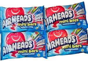Airheads mini bars assorted flavors 4x (12 oz each bag) best if used by 07/2025 - Picture 1 of 1