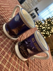 2-The Polar Express "All Aboard" Believe Blue Kaffeebecher Tasse Warner Bros 16 Unzen - Bild 1 von 6