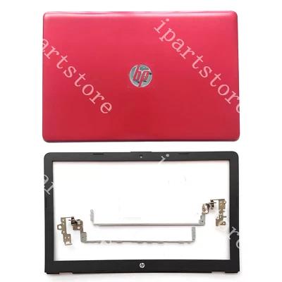 Nuevo Para HP 15BS 15-BS LCD Cubierta Trasera Rojo Bisel Delantero Bisagras L03441-001 Foto 1 de 3
