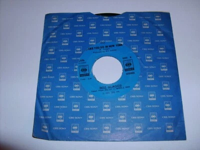 BOZ SCAGGS "JOJO" CBS SONY-1296 EX 1980 ORIGINAL PHILIPPINES  45 RPM  - Image 1 of 2