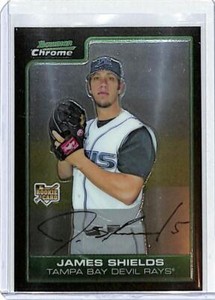2006 Bowman Chrome Draft Picks and Prospects #BDP54 James Shields RC ID:21989