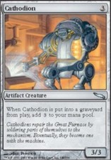 MTG magic cards 2x x2 Light Play, English Cathodion Mirrodin