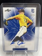 Gavin Jones 2021 Leaf Perfect Game Blue Auto #3/15 Kent State