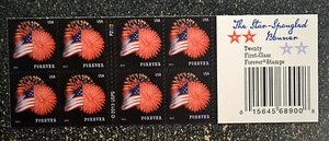 2014USA #4855 Forever The Star Spangled Banner (APU) Booklet of 20 Mint (P2222) - Picture 1 of 2