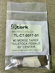 STARK Industrial TL-CT-0017-01 #0 Morse Taper Female Lathe Tailstock 90° Center - Picture 1 of 1
