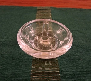 Porta anello cristallo goffrato floreale lenox opale innocenza vintage  - Foto 1 di 5