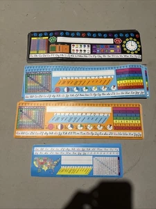 Really Good Stuff Cursive Intermediate Deluxe Plastic Desktop Helper Set Of 60 - Picture 1 of 5