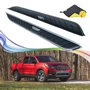 Fit Honda Ridgeline 2017-2026 Running Boards Side Step Pedals Nerf Bar W/Bracket - Picture 1 of 14