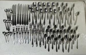 'Roseanne' by Retroneu, Stainless, 2 Dinner Forks, Korea, Glossy - Picture 1 of 14