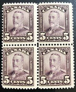 BroadviewStamps Canada #153 block of 4 MNH F. Fresh gum. Nice block. CV$80+ - Picture 1 of 2