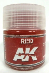 AK Interactive Real Colors Standard RED - RC006 - 1/3 Fl Oz 10 Ml Hobby Supplies - Picture 1 of 6